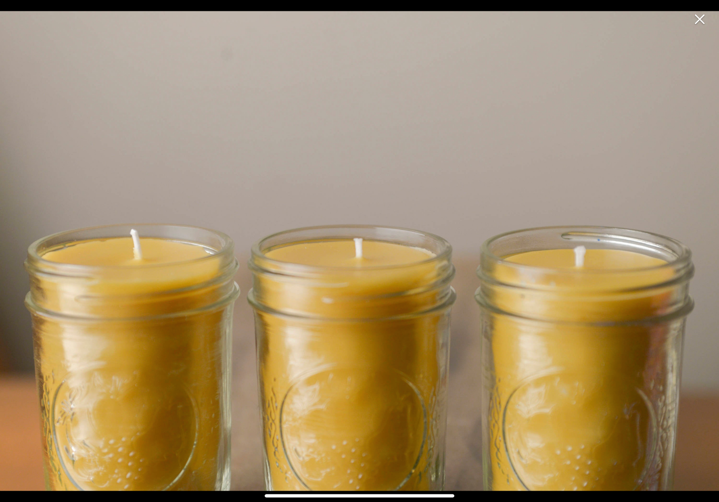 
                  
                    ORGANIC BEES WAX CANDLE IN A RUSTIC MASON JAR - Best Bee Products
                  
                